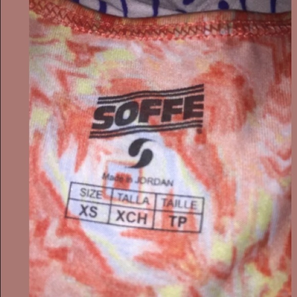 Women's Soffe Orange Tank Top Size XS - Picture 2 of 4